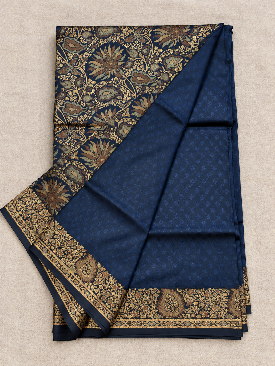 Royal Blue Brocade Kanjivaram